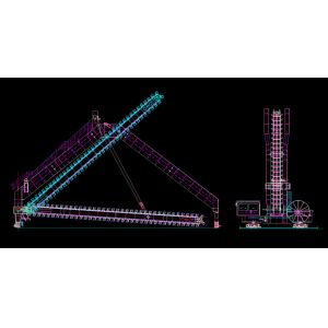 500 To 2000 Tph Gantry Stacker Reclaimer In Longitudinal Stockyard
