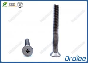  304/316 Stainless Steel Square Drive Flat Head Machine Screw Manufactures