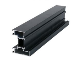 Black Anodized Aluminum Extrusion Profile For Elevator / Window / Door Manufactures