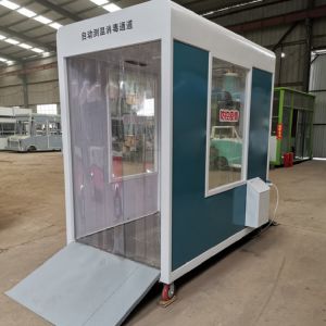 Body Temperature Detection Walk Through Security Metal Detectors Disinfection