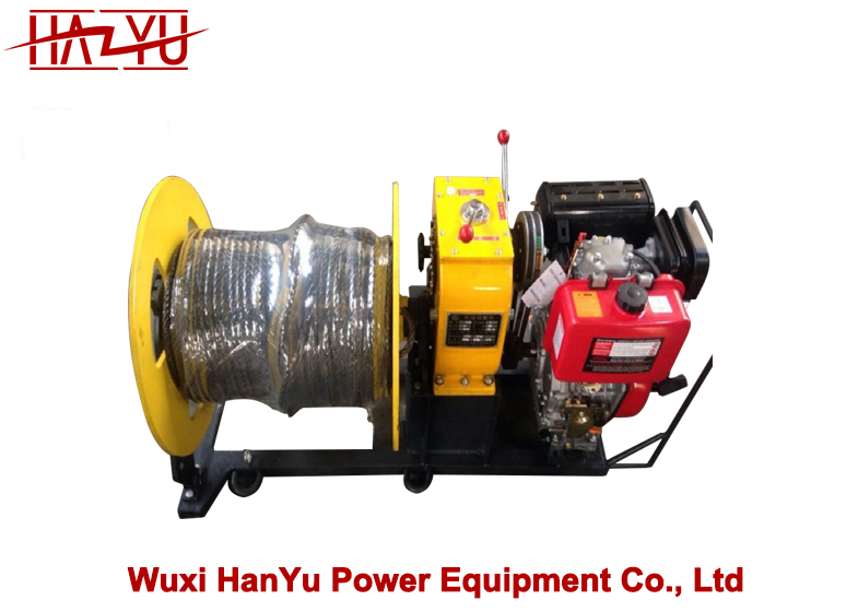  Transmission Line Stringing Equipment Cable Pulling Winch with Diesel Engine Manufactures