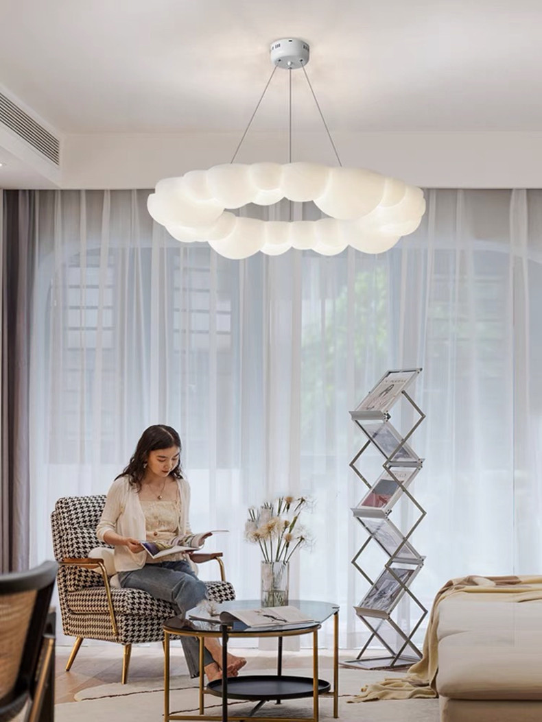 Nordic Designer kids Chandelier Living Dining Children's Room Bedroom Cloud Chandeliers(WH-MI-399)