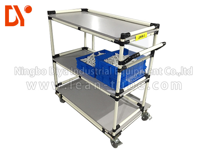 Aluminium Profile Tote Cart Turnover Trolley Anti - Rust Robust Design