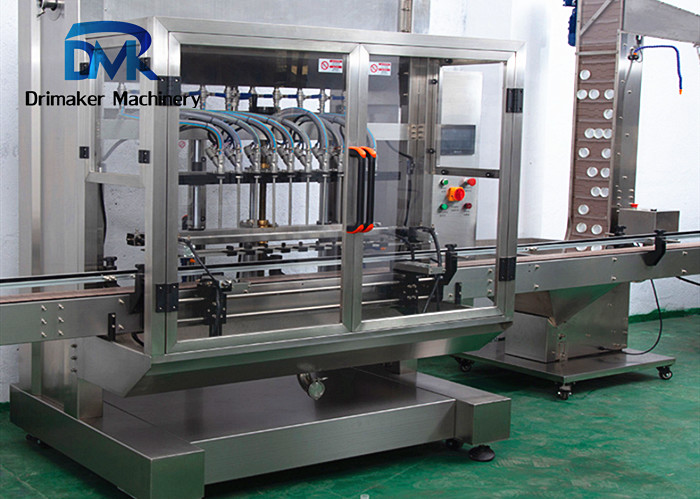 Alcohol Liquid Bottling Machine / Stainless Steel Liquid Filling System