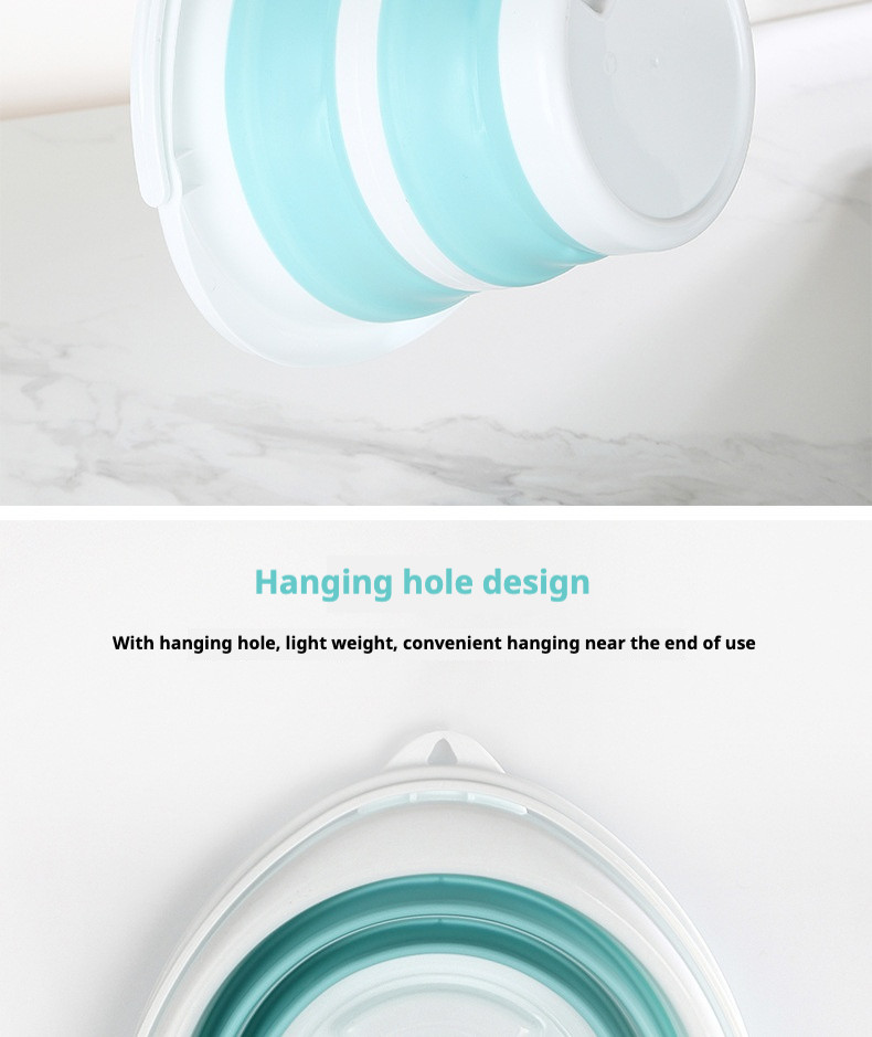 Convenient Foldable Plastic Bucket Multi-functional for Home and Outdoor Applications
