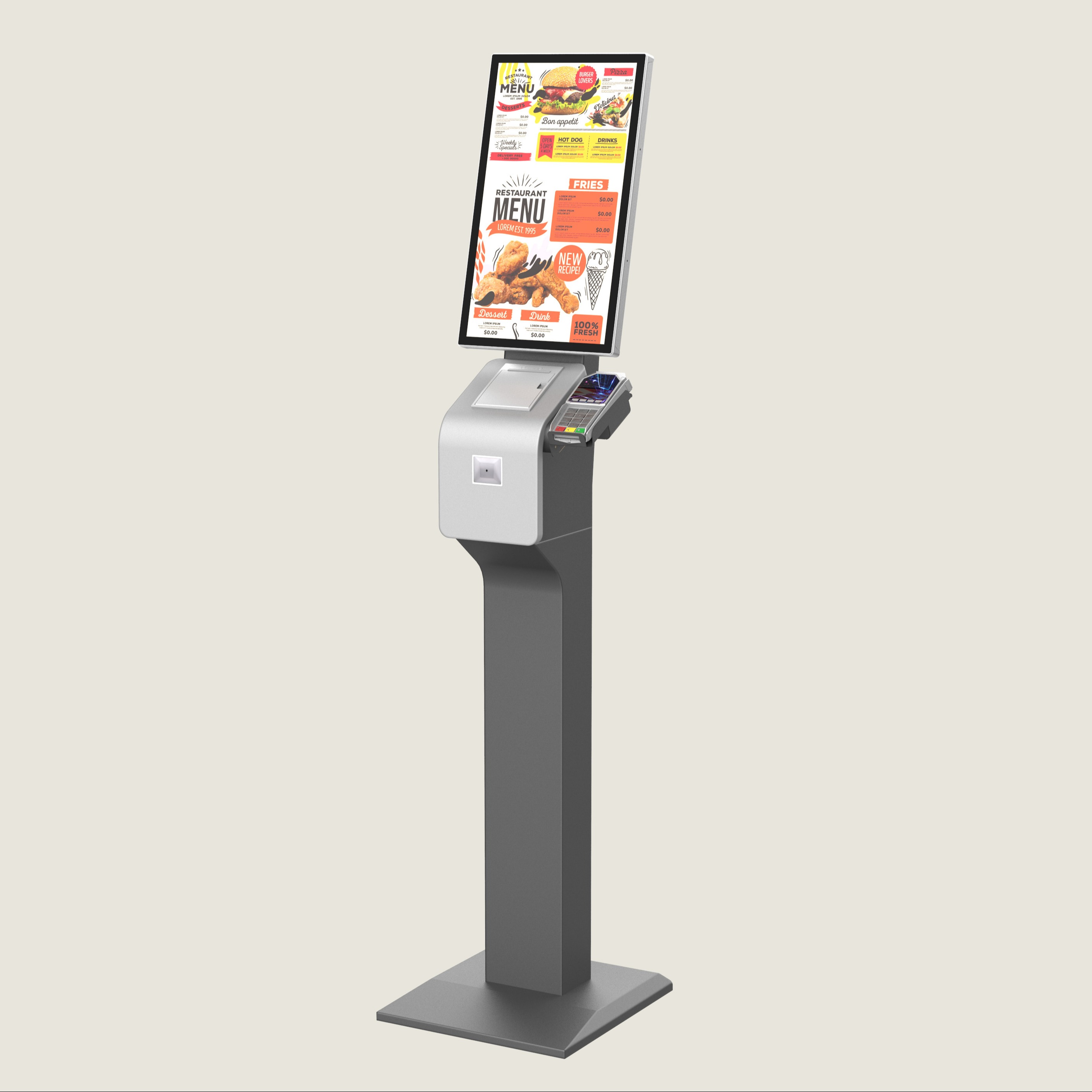 McDonald'S Self Payment Kiosk Credit Card Payment Self Ordering Machine