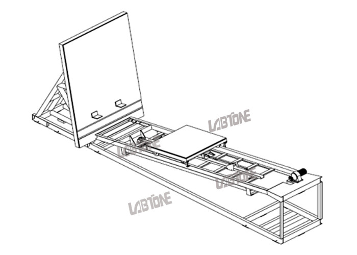 500kg Payload Paperboard Package Incline Impact Shock Test Machine With ISTA standard