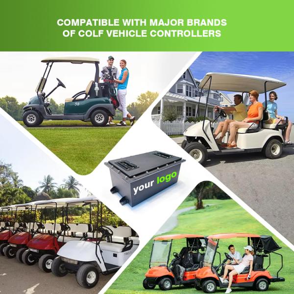 Custom 96V 200Ah 72V 150Ah High Quality LFP Battery for Electric Sightseeing Cart 51.2V 105Ah 150Ah Lithium Battery Pack for Electric Golf Cart