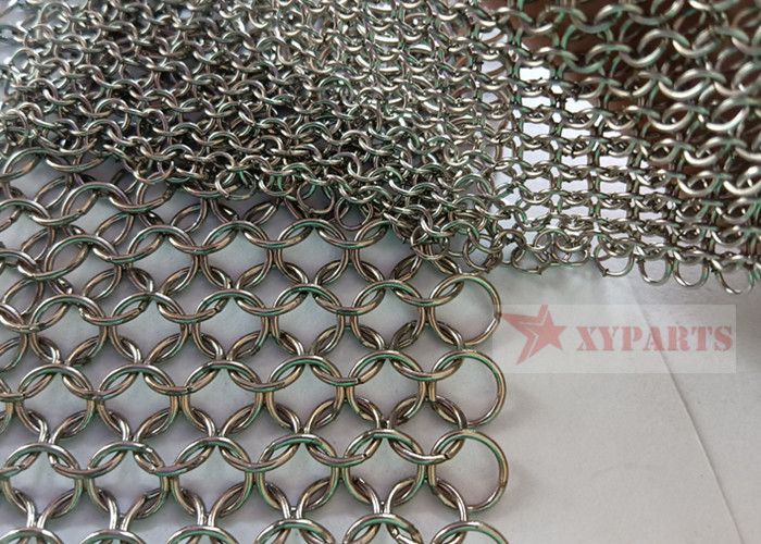 Welded Or Non Welded Stainless Steel Round Ring Mesh For Decoration And Security