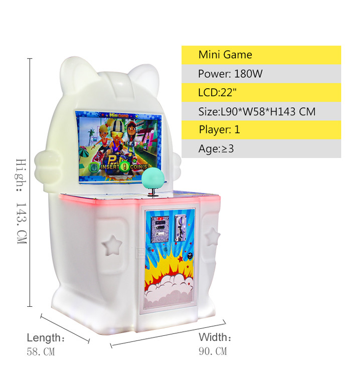 Kids Video Amusement Game Machines Mini Temple Running Arcade Game Equipment