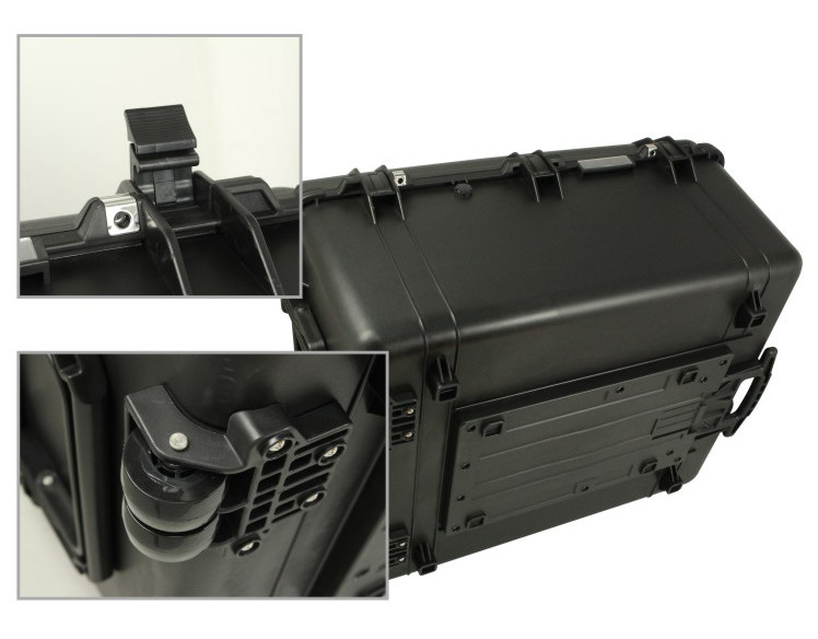 SC080 Heavy Duty Safety Plastic Case With Wheels