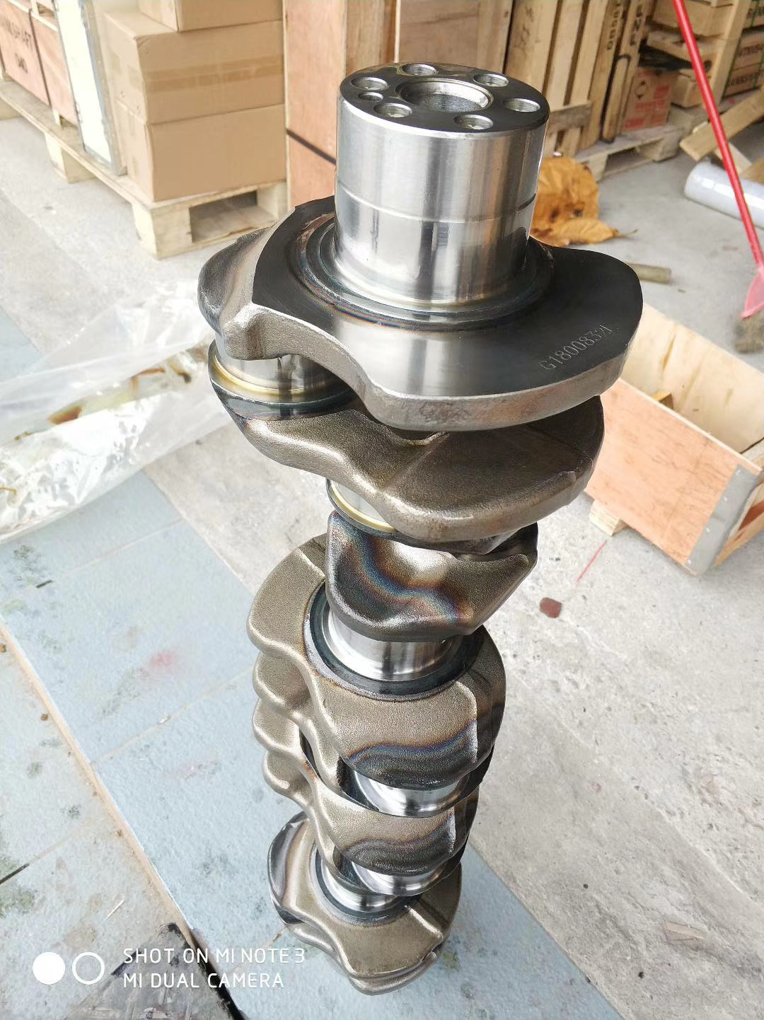 Hino Engine J08C J08E Excavator Crankshaft J08C-JT J08C-TP J08C-TI New Engine Crankshaft Assembly