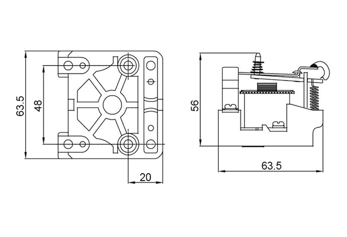 Wj183 Jqx-62f 24VDC 1z Electronic High Power Relays For Stabilizer