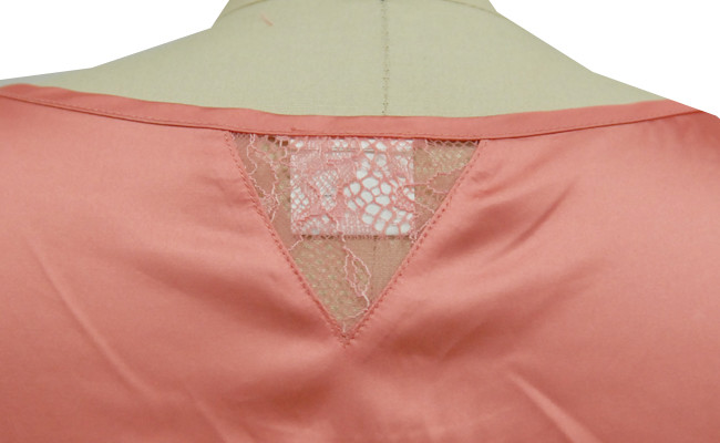 U Neck Satin Tank Top Plus Size , Strappy Camisole Tops Back Collar With Triangle Lace