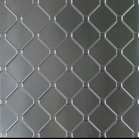 3003 H14 Embossed Aluminum Sheet , Embossing On Aluminium Sheet Non - Slip Performance