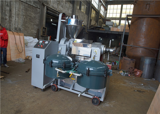 RF130-A Screw Oil Press Machine With Air Pressure Filter Capacity 210 - 300kg/h