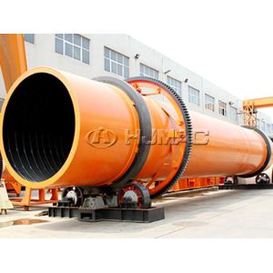 Rotary dryer machine with indirect heat source