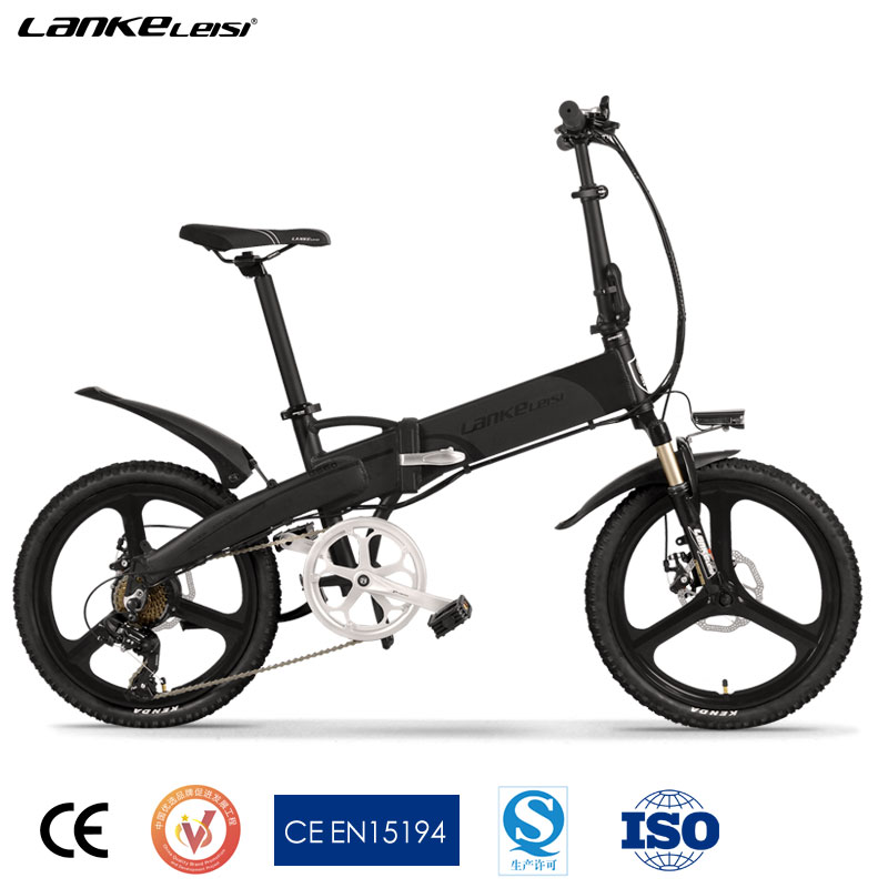 CE Certificate 20 Inch Electric Bike , Foldable Electric Bike Brushless Motor