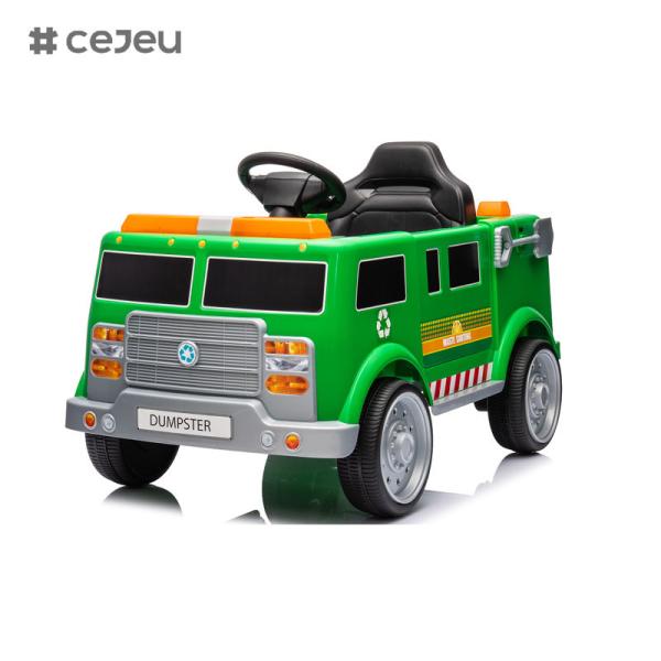 Recycling Truck Interactive Ride On Toy, Kids Ages 1.5-4 Years, 6 Volt Battery