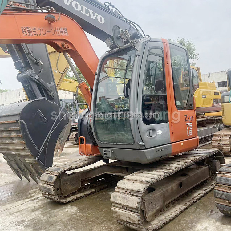Hitachi EX75uc Excavator With Original Hydraulic Cylinder And 7000KG Machine Weight
