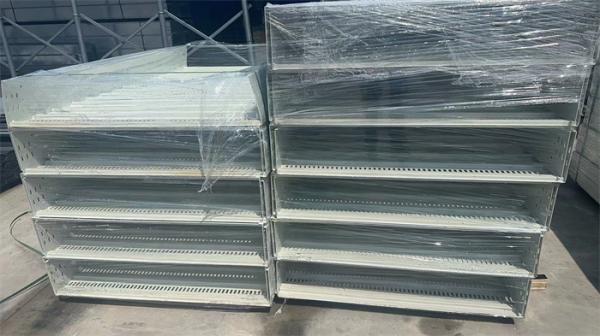 316 Stainless Steel Cable Ladders Perforated Ladder Support With Cover Frp