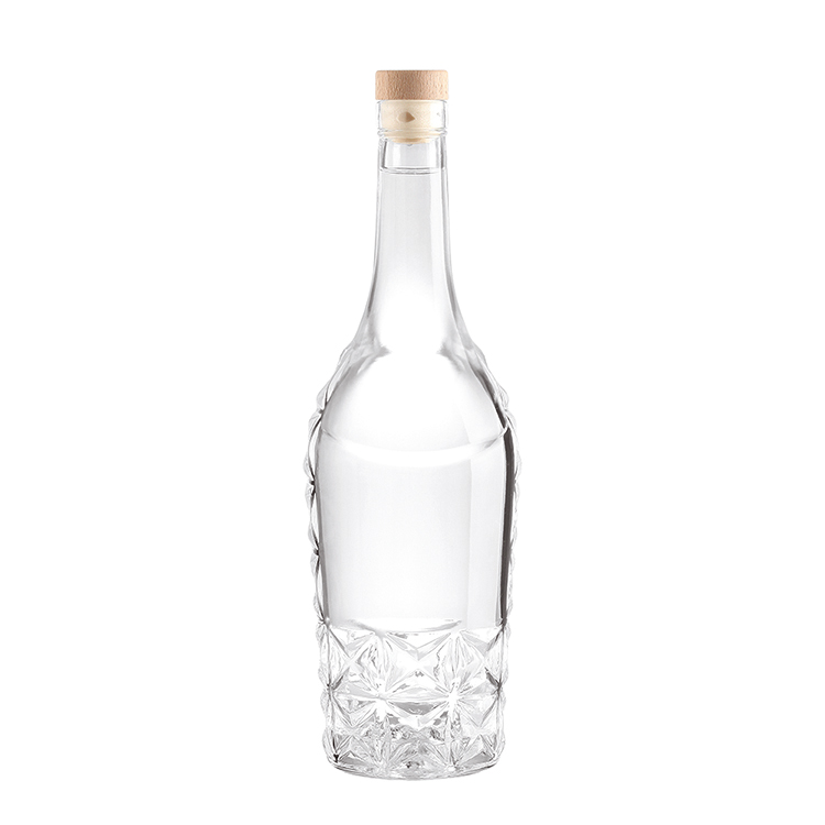 Customized Options 500ml 700ml Aluminum Screw Cap Empty Bottles for Xo Whiskey