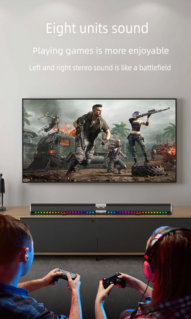 ABS Metal Sound Bar System for Superior Audio in Home Theaters and Retail Environments