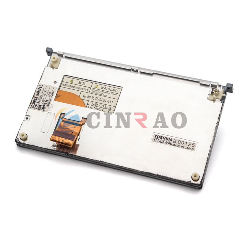 6.5 INCH Toshiba TFD65W40 TFT LCD Screen Display Panel For Car GPS Auto Spare Parts