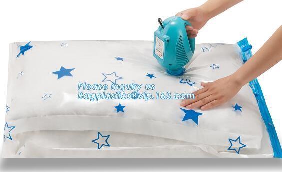Compression space saver bags, nylon vacuum quilt storage bags, Eco-Friendly