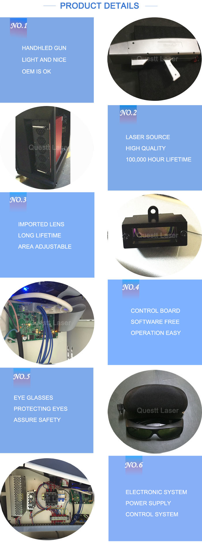 Cleaning Lazer Hand Held 200W Laser Cleaning Machine for Rust Removal