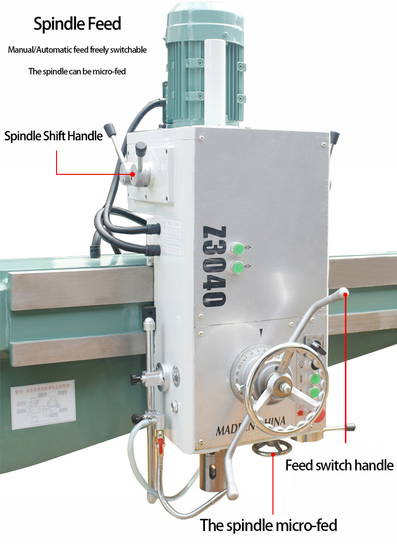 Z3040*10D Radial Drilling Machine Hydraulic locking Vertical Metal Radial Drill Machin