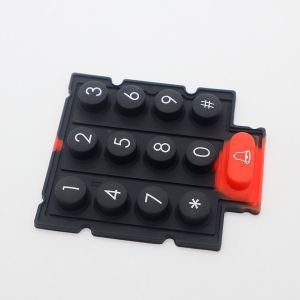 Matte/Glossy Surface Silicone Rubber Keypads With Optional Backlight