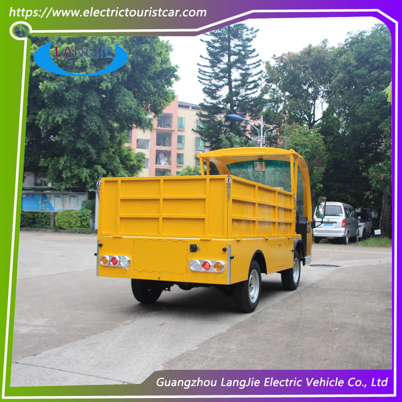 48V AC Motor Electric Cargo Vehicle 2 Seats Electric Pick Up Truck For Hotel