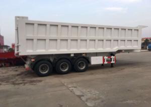  60 Tons SINOTRUK 25-45CBM Semi Truck Dump Trailer With Stable Performance Manufactures