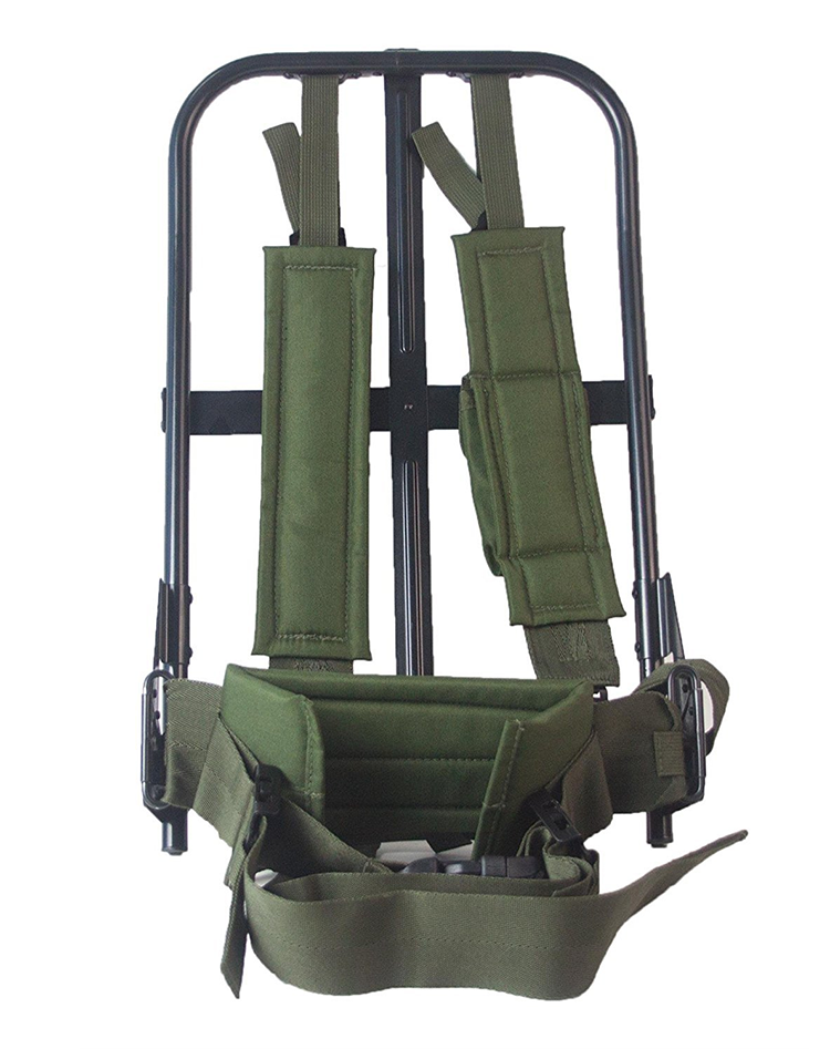 Waterproof Mountaineering Backpack with Aluminum Frame Iron Frame and Large Capacity