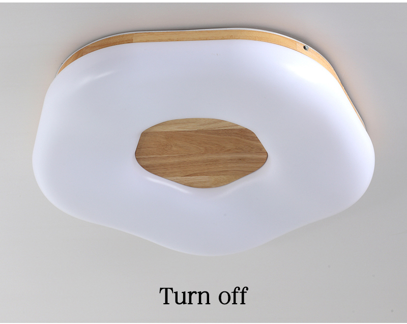 Modern Ceiling Lamp LED 24W 36W Flower Shape Ceiling Lights For Bedroom Living Dining Room wooden ceiling lamp(WH-WA-56)