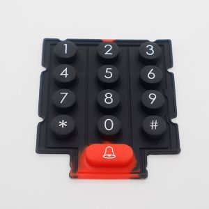 China Matte/Glossy Surface Silicone Rubber Keypads With Optional Backlight on sale