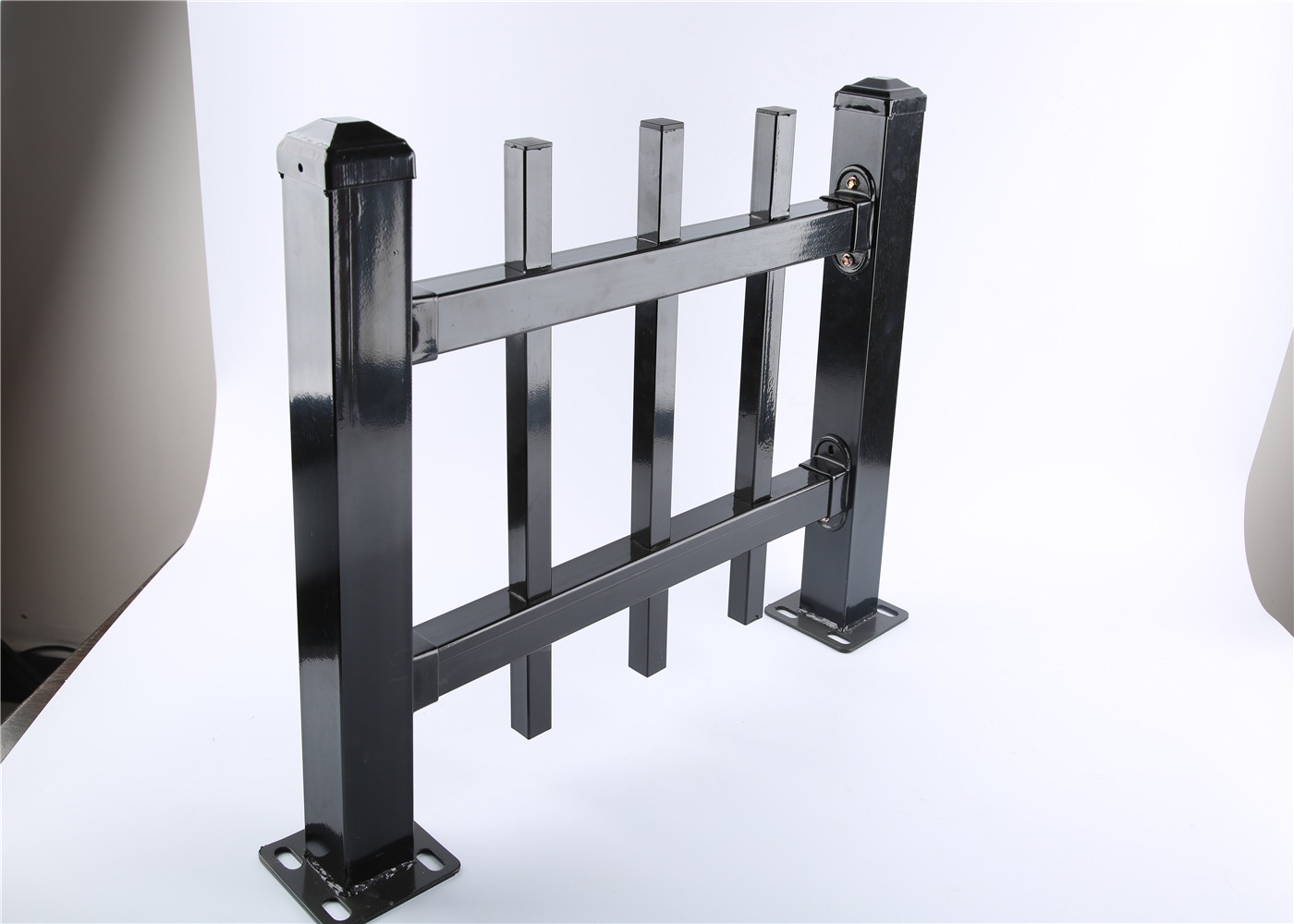Flat Top Design Garrison Fencing Sample Free Sample Garrison Fencing 1500mmx2400mm Upright 17 pieces