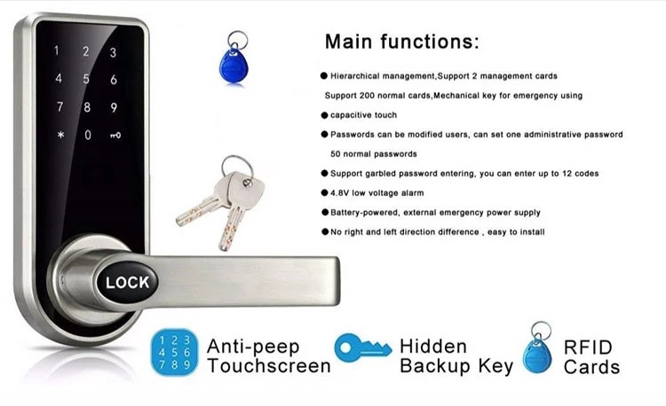 Hotel Safe Smart Biometrics Fingerprint Door Locks