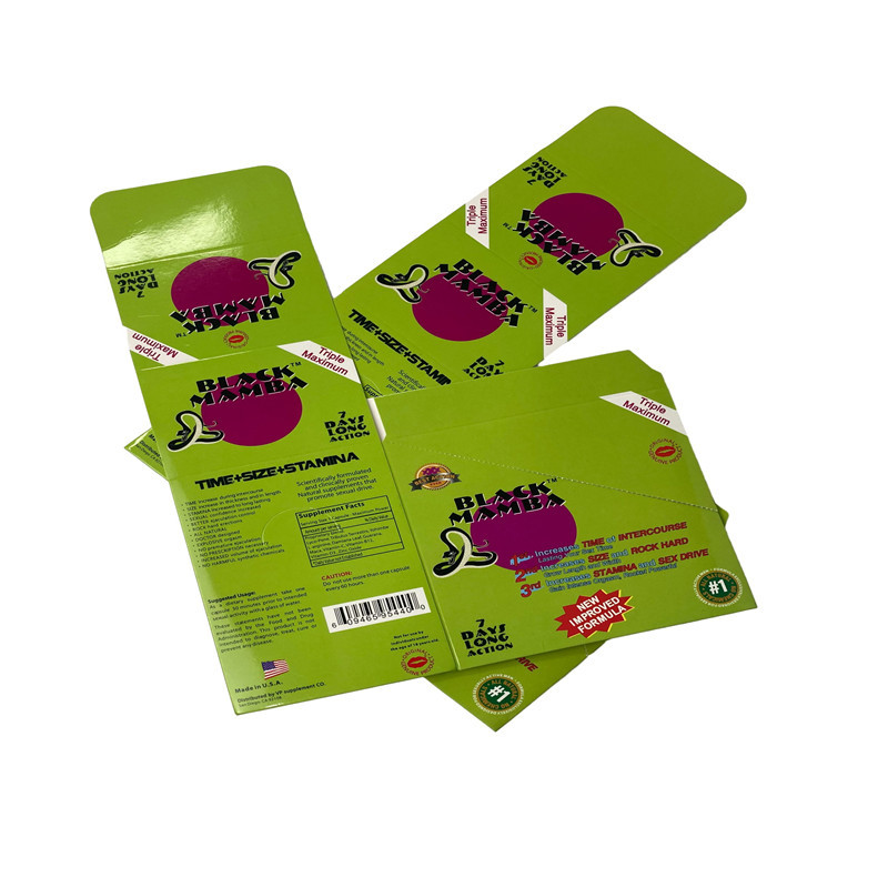 3D Sex Pill Blister Card Packaging For 1/2 Capsule Ventricular 3D Card Display Boxes