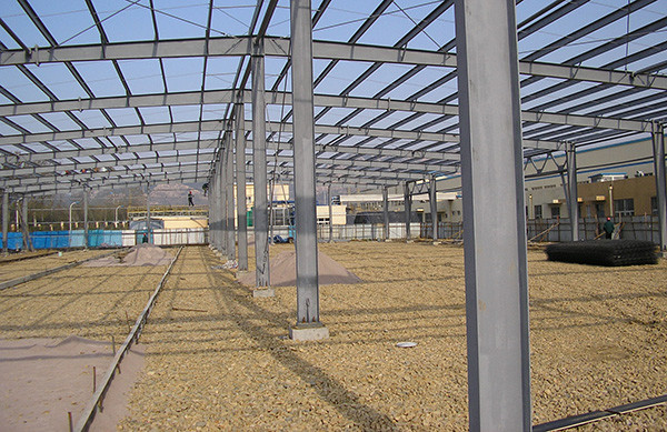 Welded H Section Prefab Steel Warehouse Buildings High Strength