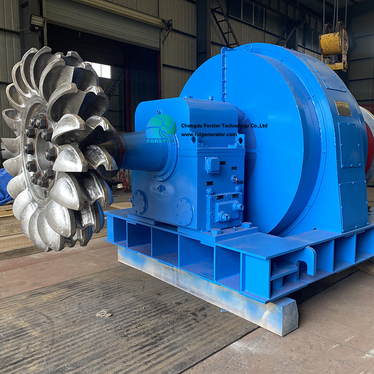 Micro Hydraulic Hydro Pelton Turbine Generator 50 KW 100 KW 200 KW 500 KW