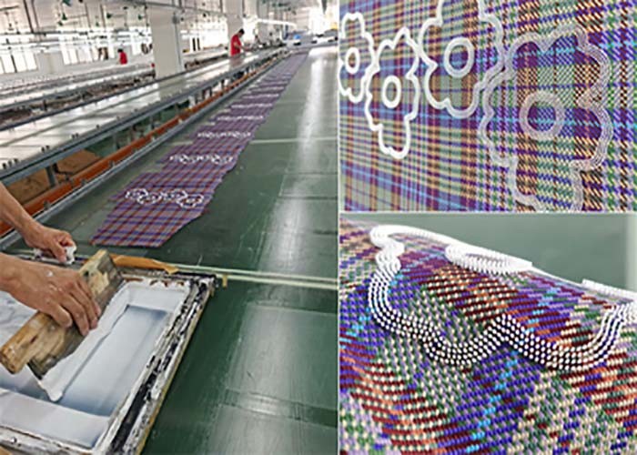 1.0mm Toothbrush Print Woven Fabric Labels Silicone Logo For Garments
