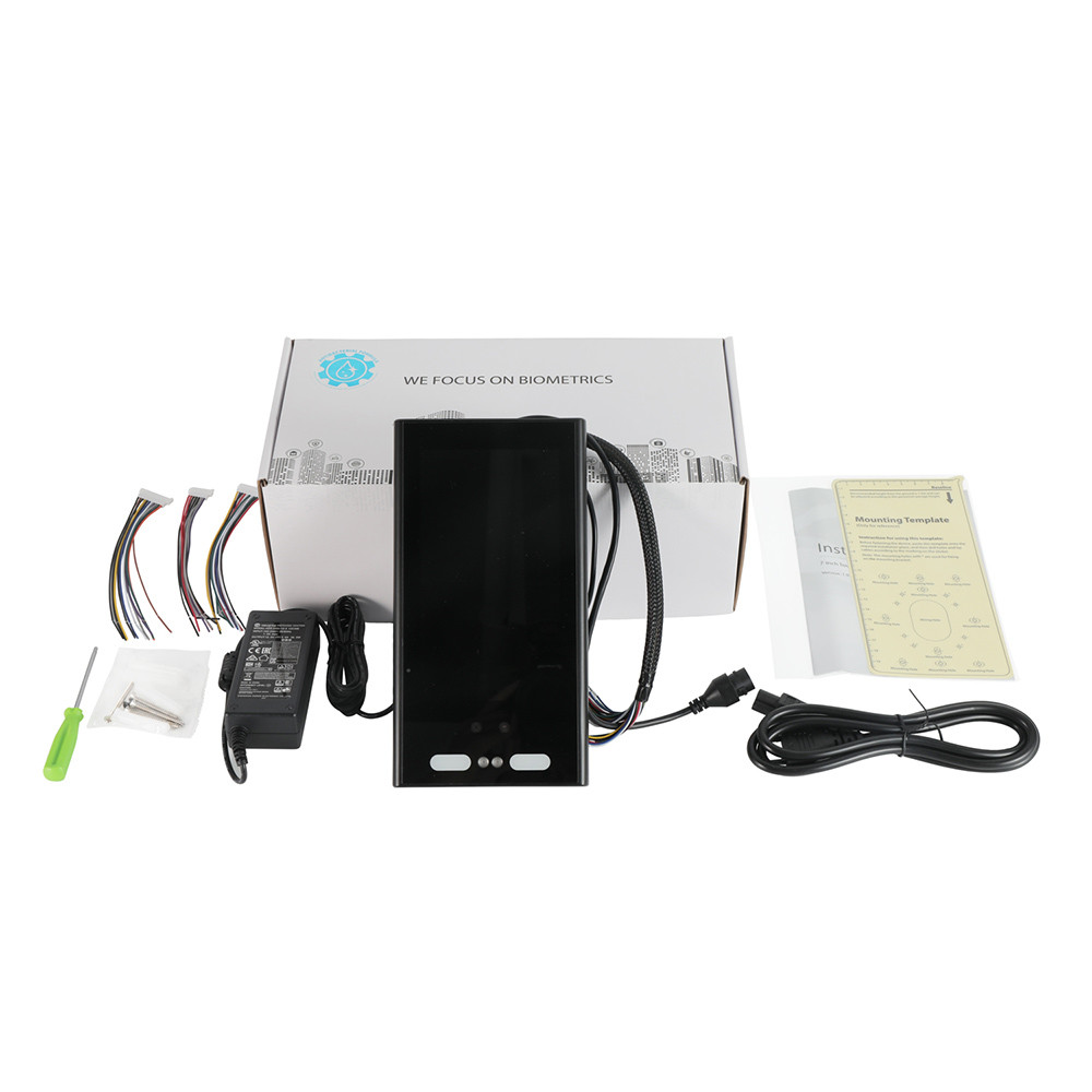 7 Inch IP65 Masked Facial Recognition Time Attendance System RS232