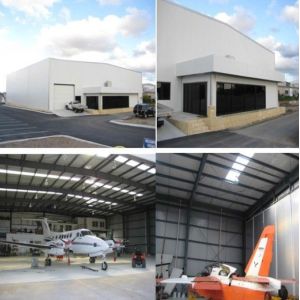 Prefabricated Aircraft Hangar Steel Building with Large Span Design