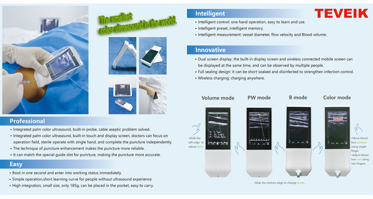Electric Linear Scanning Ultrasound Machine Probes WIFI Connector 6 Months Warranty