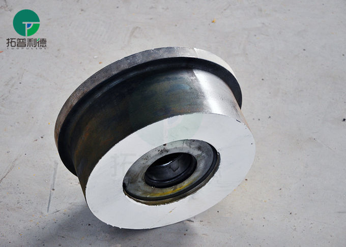 Heat Treatment Industry Rail Mounted Casting Wheel Forged Steel Crane Wheels