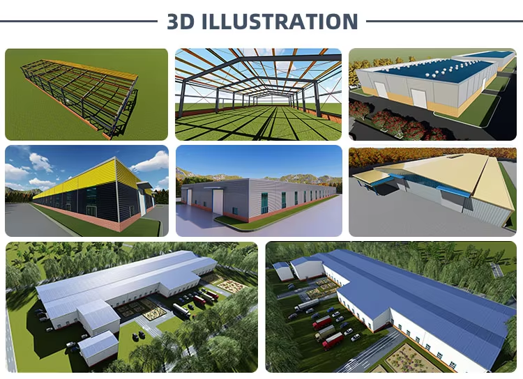 Professional Custom Prefabricated Steel Structure Factory Warehouse Free Design