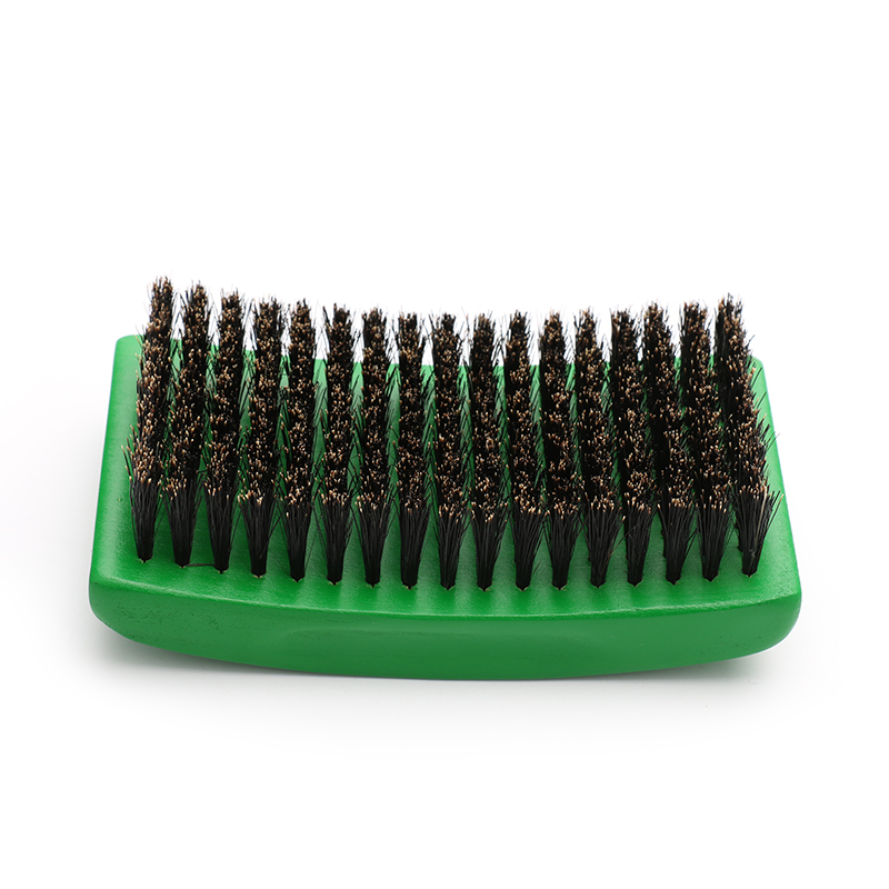 100g Wood 100% Boar Bristle Square Pro- Wave Beard Brush Abeis Outlet's Custom Design