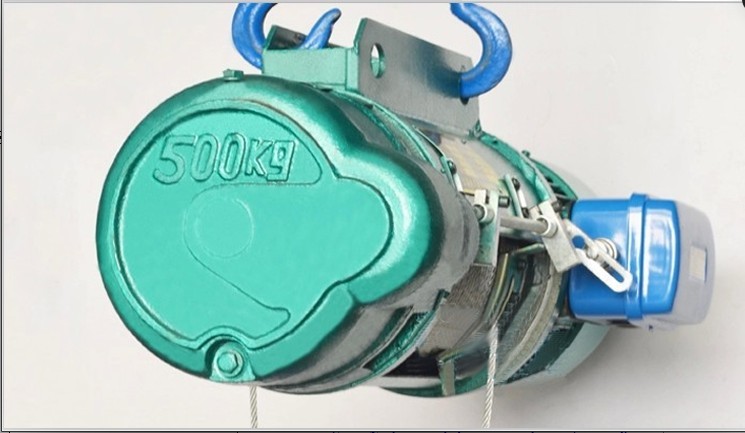 Customized 1T Electric Wire Rope Construction Hoist 8m / Min Long Duration Time